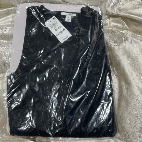 COPY - Bar lll Women's Rib-Knit Sleeveless Midi Sweater Dress, medium V-neck in… - Picture 5 of 7